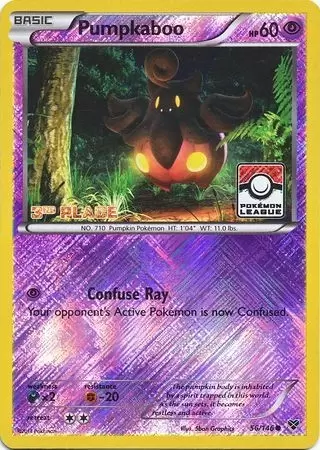 XY Series - Pumpkaboo Reverse 3rd Place Pokemon League