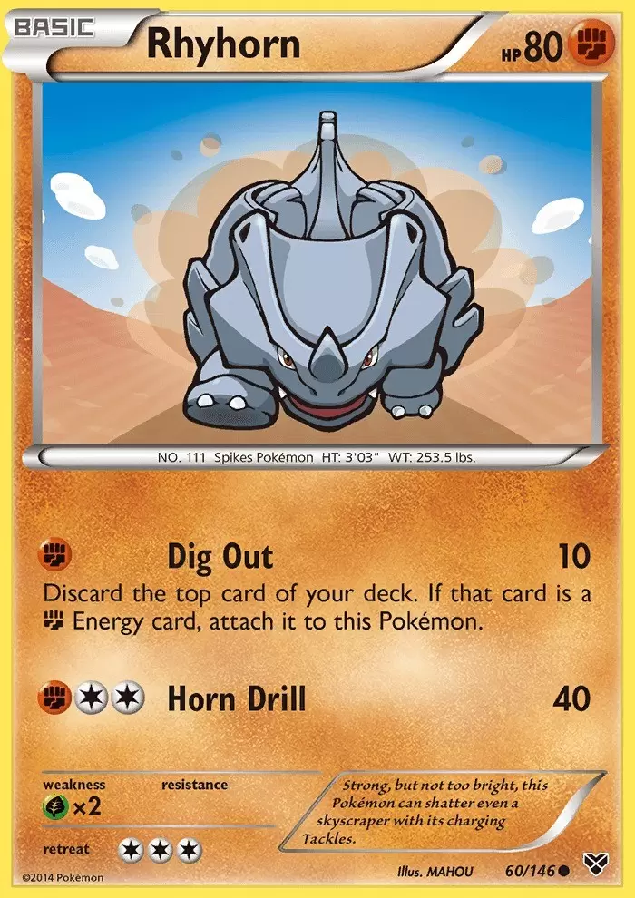 XY Series - Rhyhorn