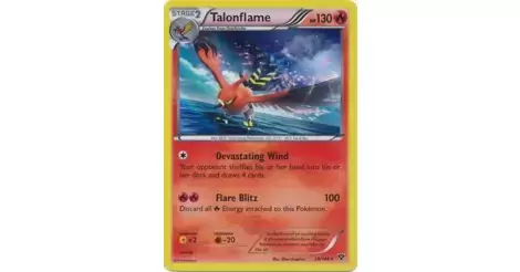 Talonflame Holo Carte Pokemon Anglaise 28 146 Xy Series