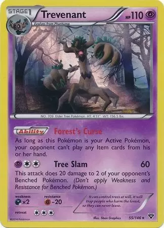 XY Series - Trevenant Holo