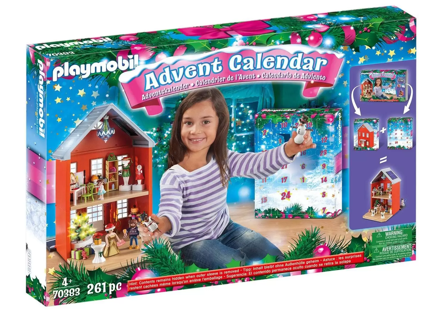 Calendrier de l\'Avent Playmobil - Calendrier de l\'avent géant : Noël en famille