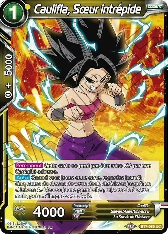 Assault of The Saiyans [BT7] - Caulifla, Soeur intrépide
