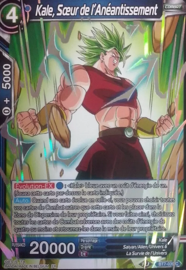 Universe 6 Assailants [XD1] - Kale, Soeur de l\'Anéantissement (silver)