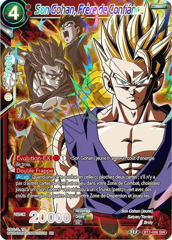 Assault of The Saiyans [BT7] - Son Gohan, Frère de Confiance