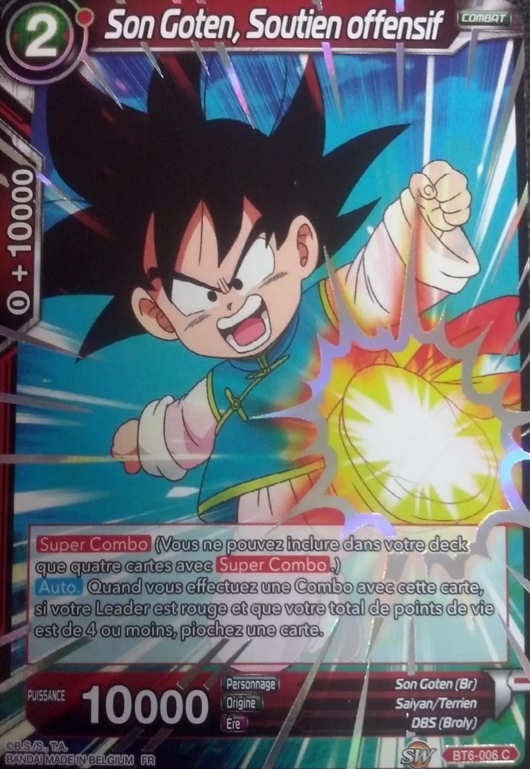 Destroyer Kings [BT6] - Son Goten, soutien offensif (silver)