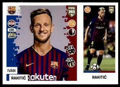 The Golden World of Football Fifa 365 2019 - Ivan Rakitić - FC Barcelona