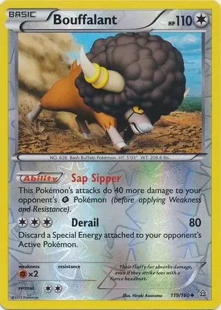 XY Primal Clash - Bouffalant Reverse