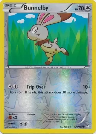 XY Primal Clash - Bunnelby Reverse