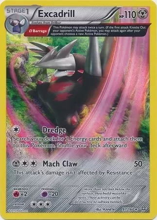 XY Primal Clash - Excadrill Holo