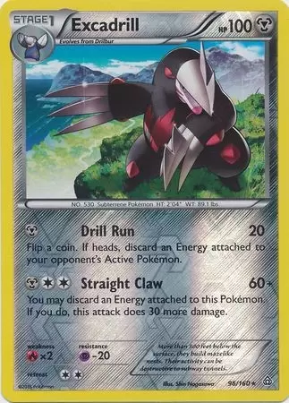 XY Primal Clash - Excadrill Reverse