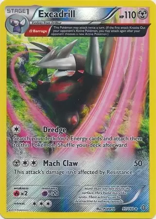 XY Primal Clash - Excadrill Reverse