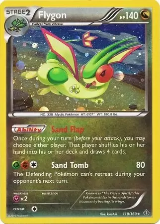 XY Primal Clash - Flygon Cosmos Holo
