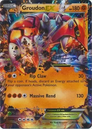 XY Primal Clash - Groudon EX