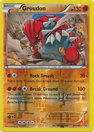 XY Primal Clash - Groudon Reverse