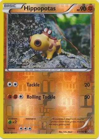 XY Primal Clash - Hippopotas Reverse