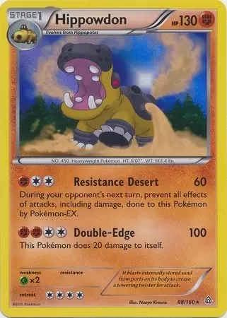 XY Primal Clash - Hippowdon Holo