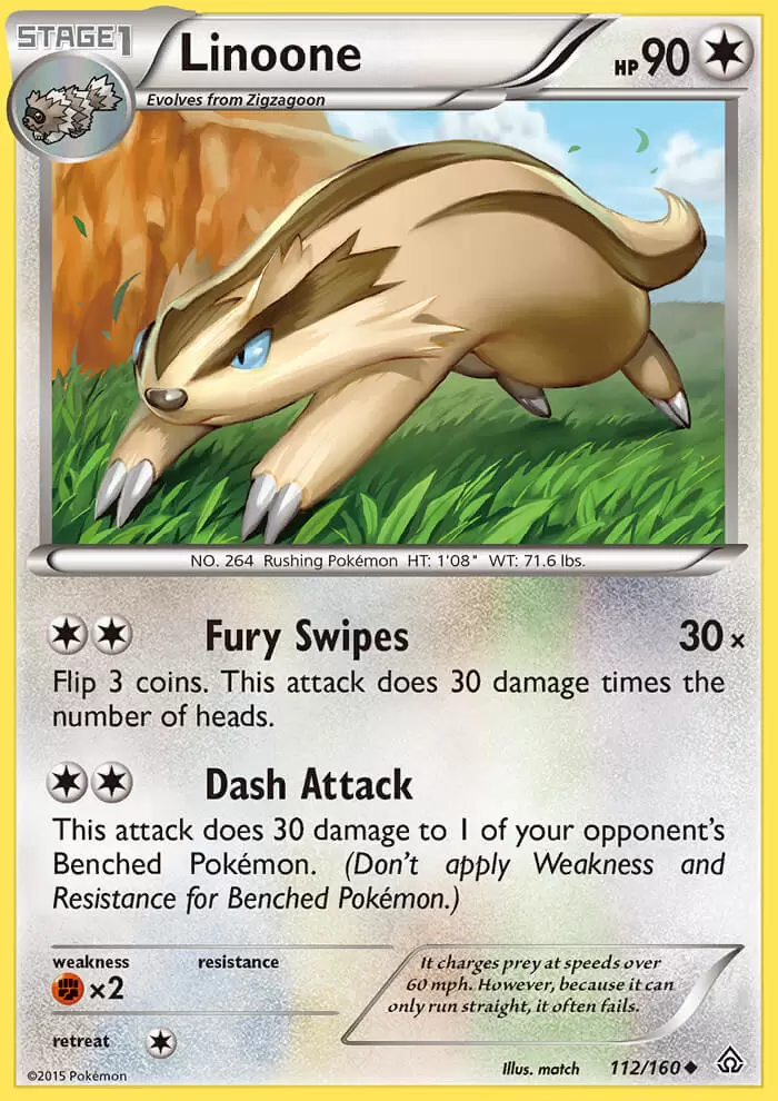 XY Primal Clash - Linoone