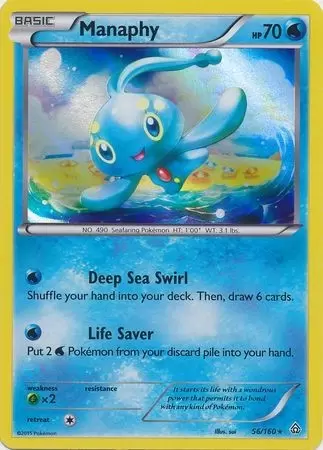 XY Primal Clash - Manaphy Holo