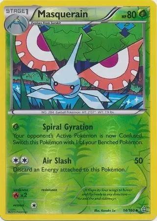 XY Primal Clash - Masquerain Reverse