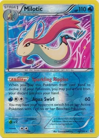 XY Primal Clash - Milotic Reverse