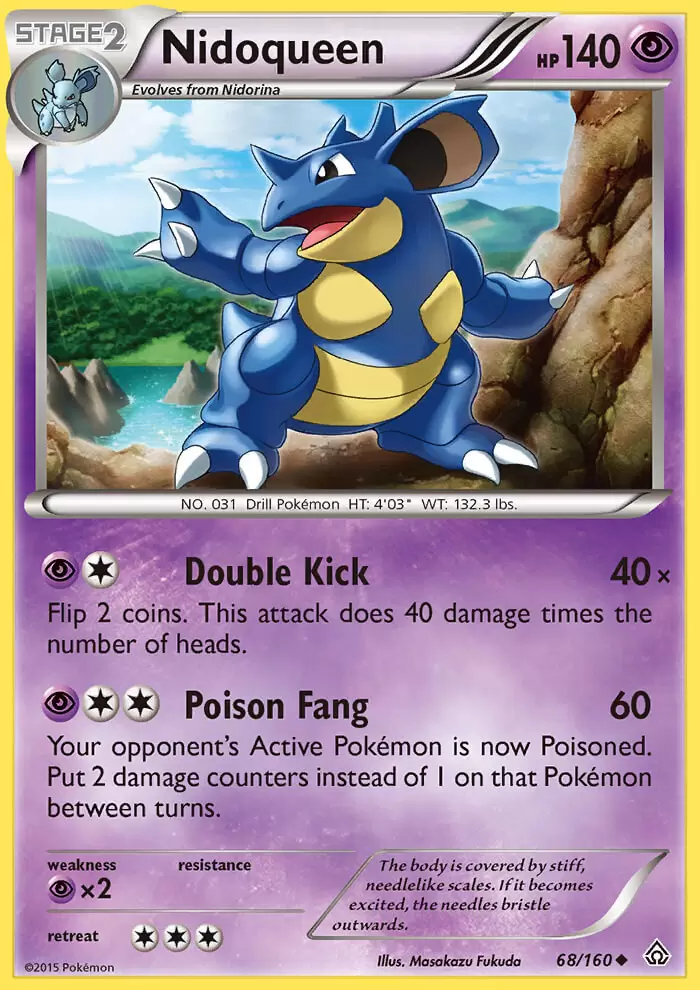 Nidoqueen - Rising Rivals - Pokemon