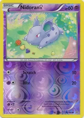 XY Primal Clash - Nidoran♀ Reverse