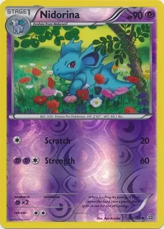 XY Primal Clash - Nidorina Reverse