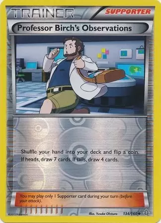 XY Primal Clash - Professor Birch\'s Observations Reverse