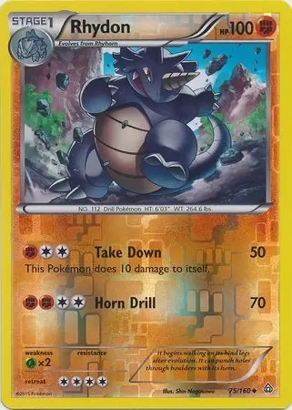 XY Primal Clash - Rhydon Reverse