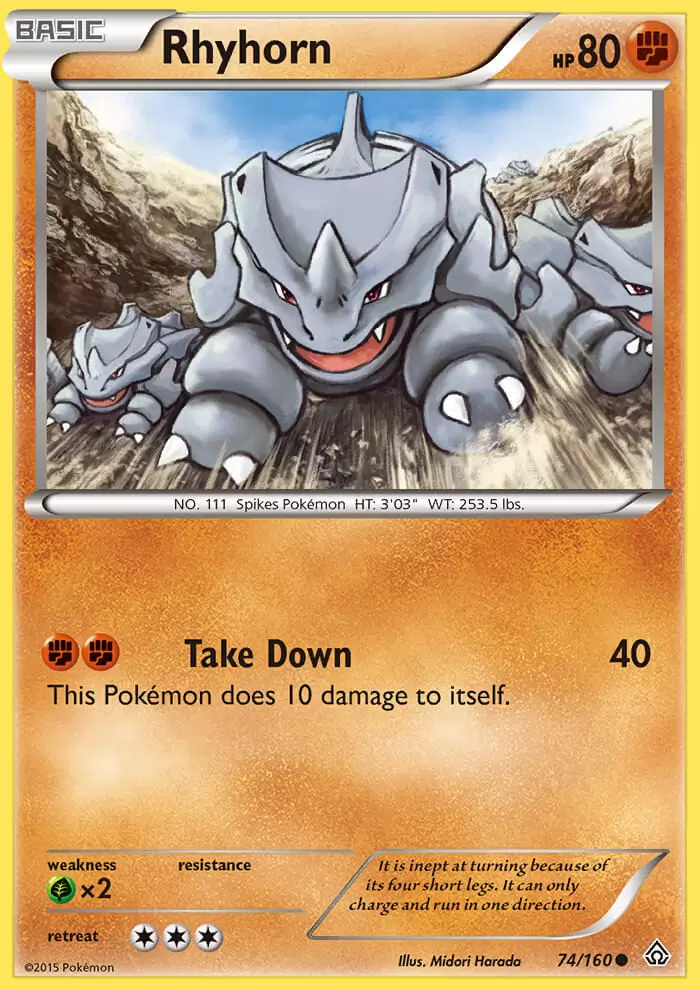 XY Primal Clash - Rhyhorn