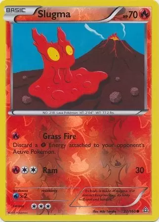 XY Primal Clash - Slugma Reverse
