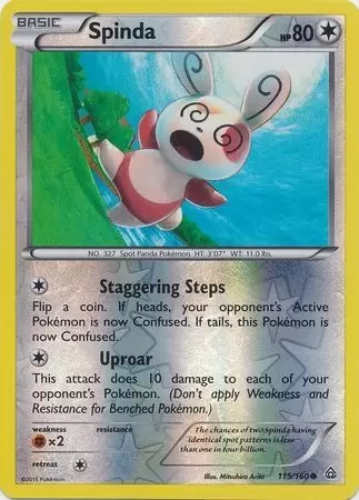 XY Primal Clash - Spinda Reverse
