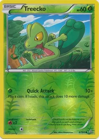 XY Primal Clash - Treecko Reverse