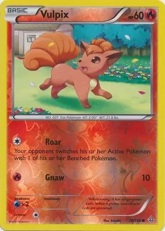 XY Primal Clash - Vulpix Reverse
