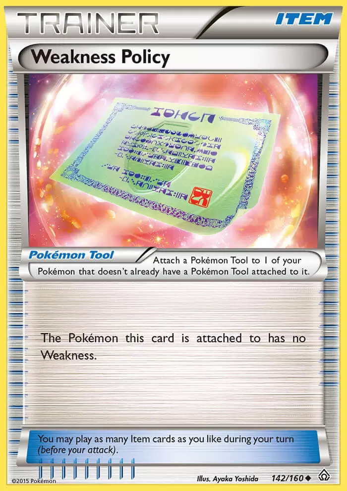 XY Primal Clash - Weakness Policy