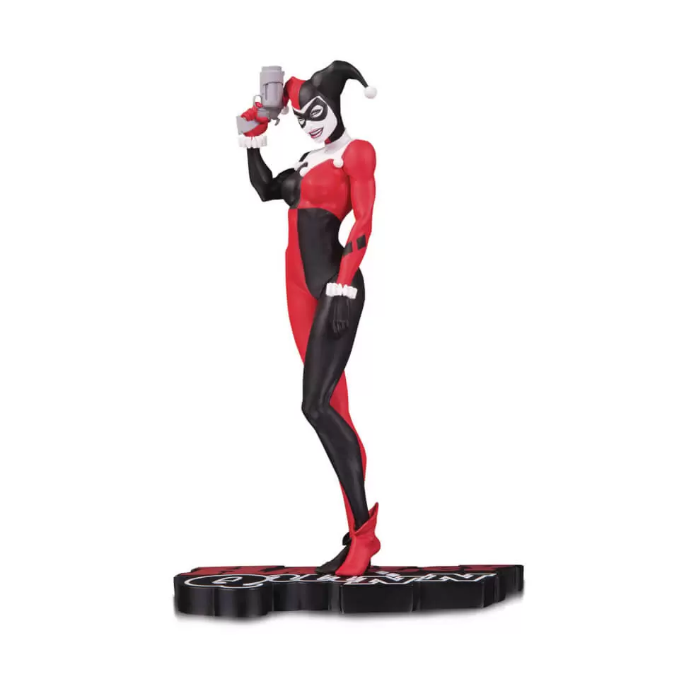 DC Collectibles Statues - Harley Quinn Red White & Black - By Michael Turner