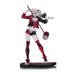 Harley Quinn Red White & Black Statue By Philip Tan