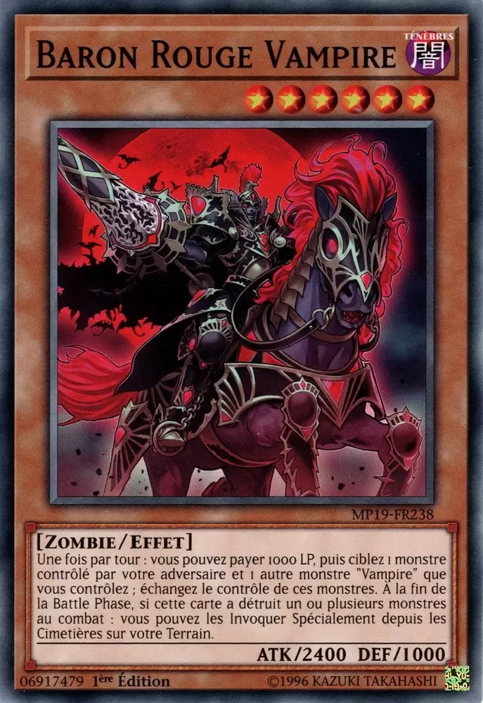 Mega Pack 2019 - Sarcophage Doré MP19 - Baron Rouge Vampire