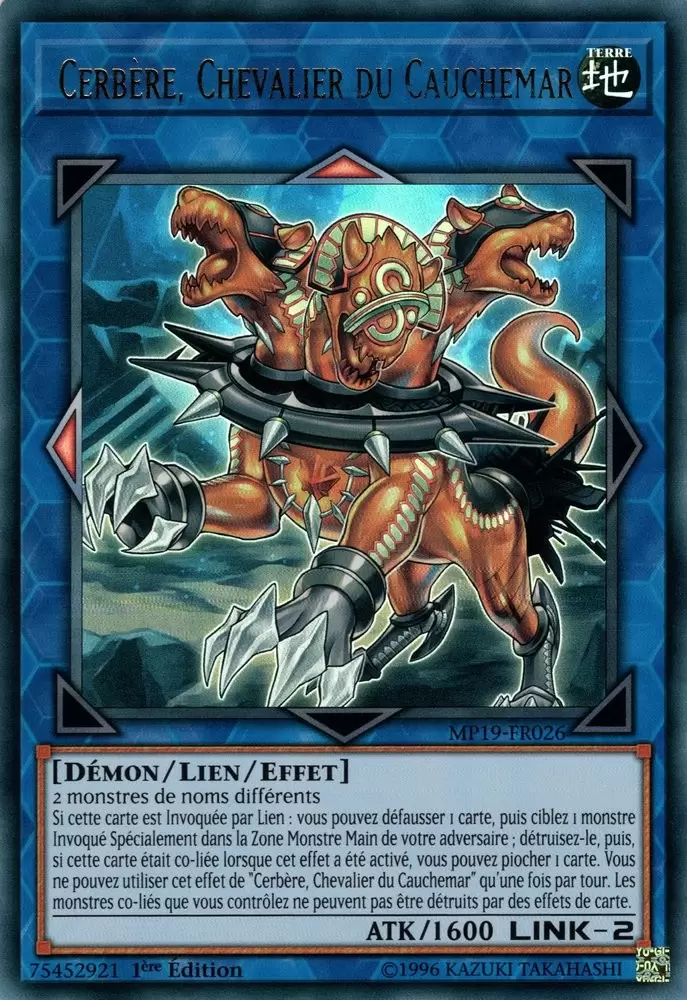 Mega Pack 2019 - Sarcophage Doré MP19 - Cerbère, Chevalier du Cauchemar