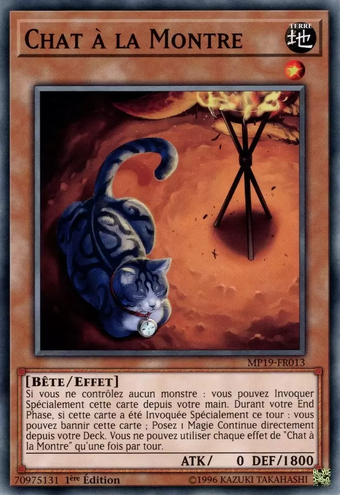Mega Pack 2019 - Sarcophage Doré MP19 - Chat à la Montre
