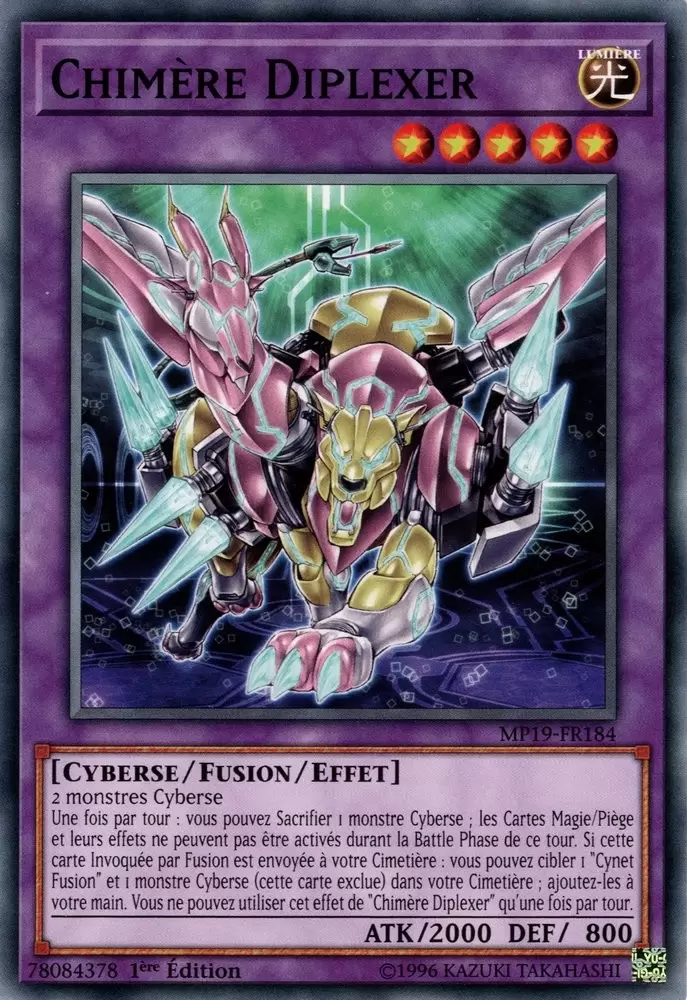 Mega Pack 2019 - Sarcophage Doré MP19 - Chimère Diplexer