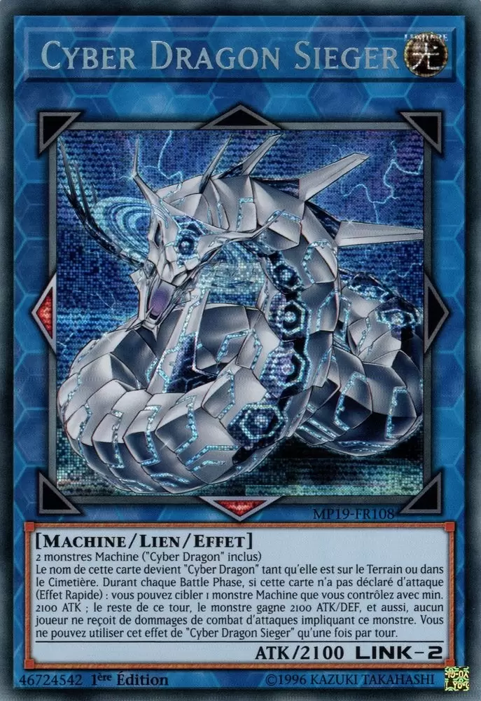 Mega Pack 2019 - Sarcophage Doré MP19 - Cyber Dragon Sieger