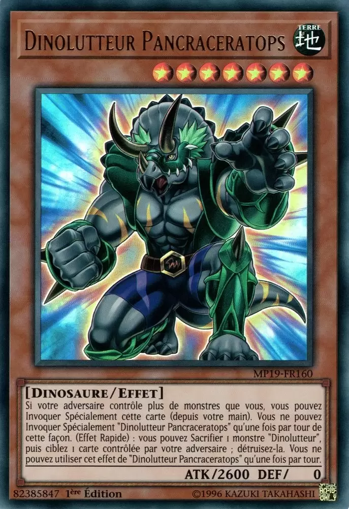Mega Pack 2019 - Sarcophage Doré MP19 - Dinolutteur Pancraceratops