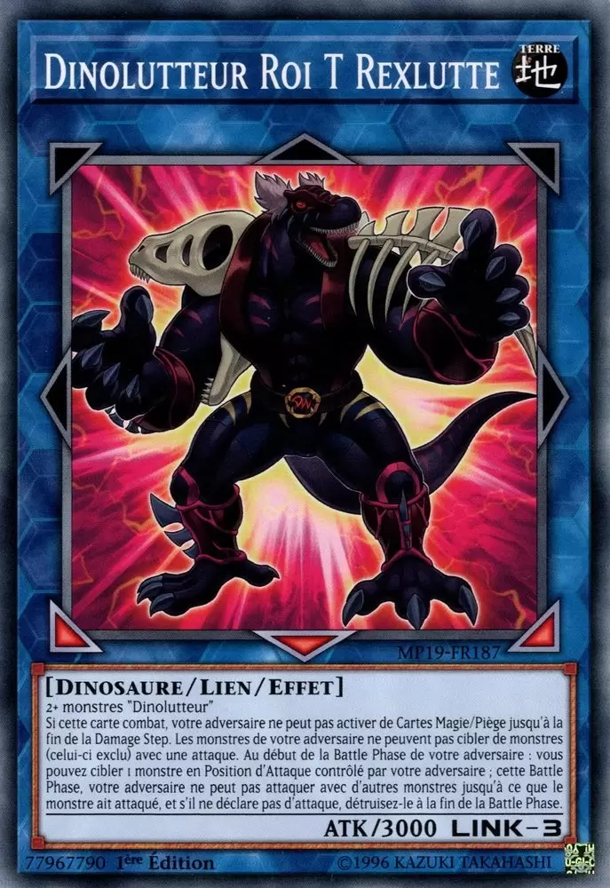 Mega Pack 2019 - Sarcophage Doré MP19 - Dinolutteur Roi T Rexlutte
