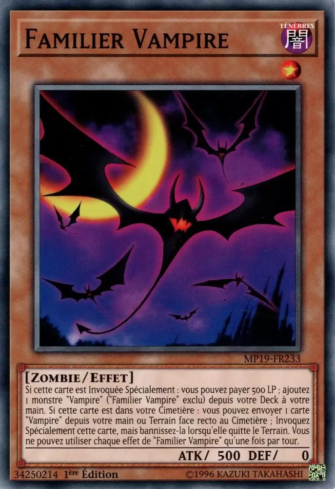Mega Pack 2019 - Sarcophage Doré MP19 - Familier Vampire