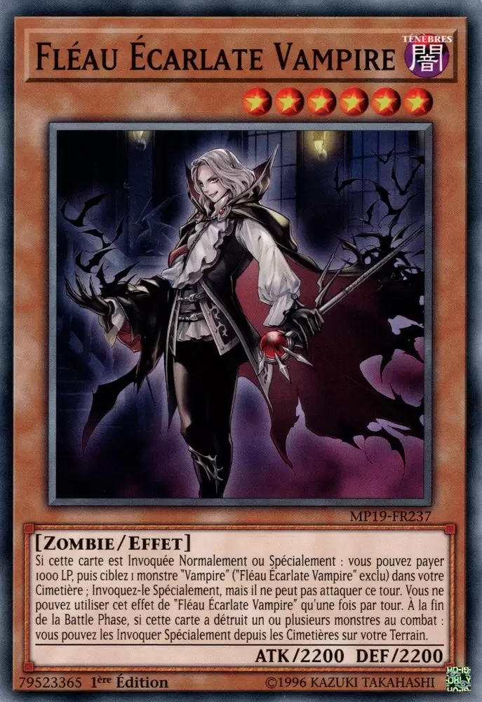 Mega Pack 2019 - Sarcophage Doré MP19 - Fléau Écarlate Vampire