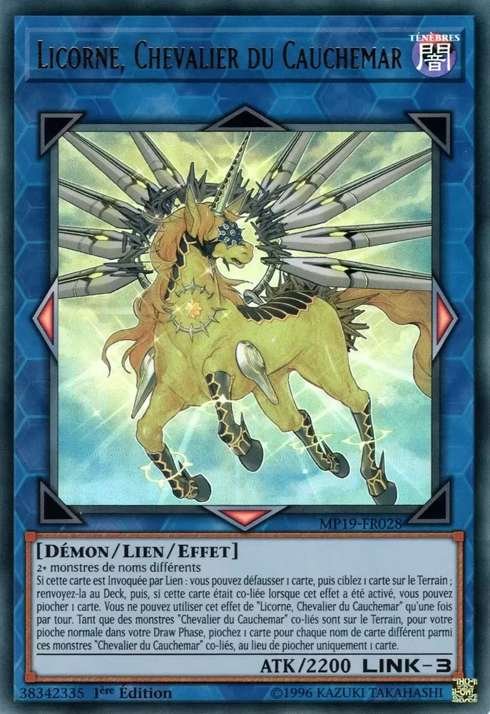 Mega Pack 2019 - Sarcophage Doré MP19 - Licorne, Chevalier du Cauchemar