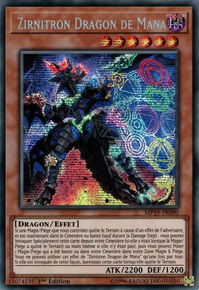 Mega Pack 2019 - Sarcophage Doré MP19 - Zirnitron Dragon de Mana