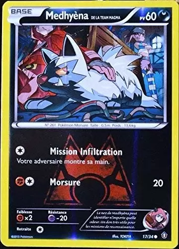 Pokémon XY Double Danger - Medhyèna de la Team Magma Reverse