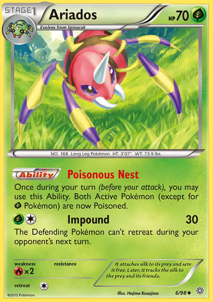 XY Ancient Origins - Ariados